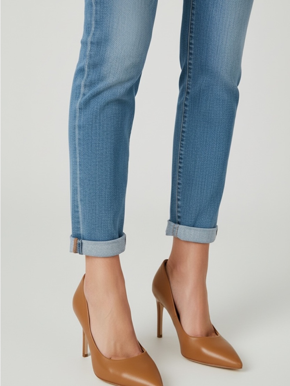 Sam Edelman Cognac Pointed-Toe Leather Pumps - Picture 2 of 6